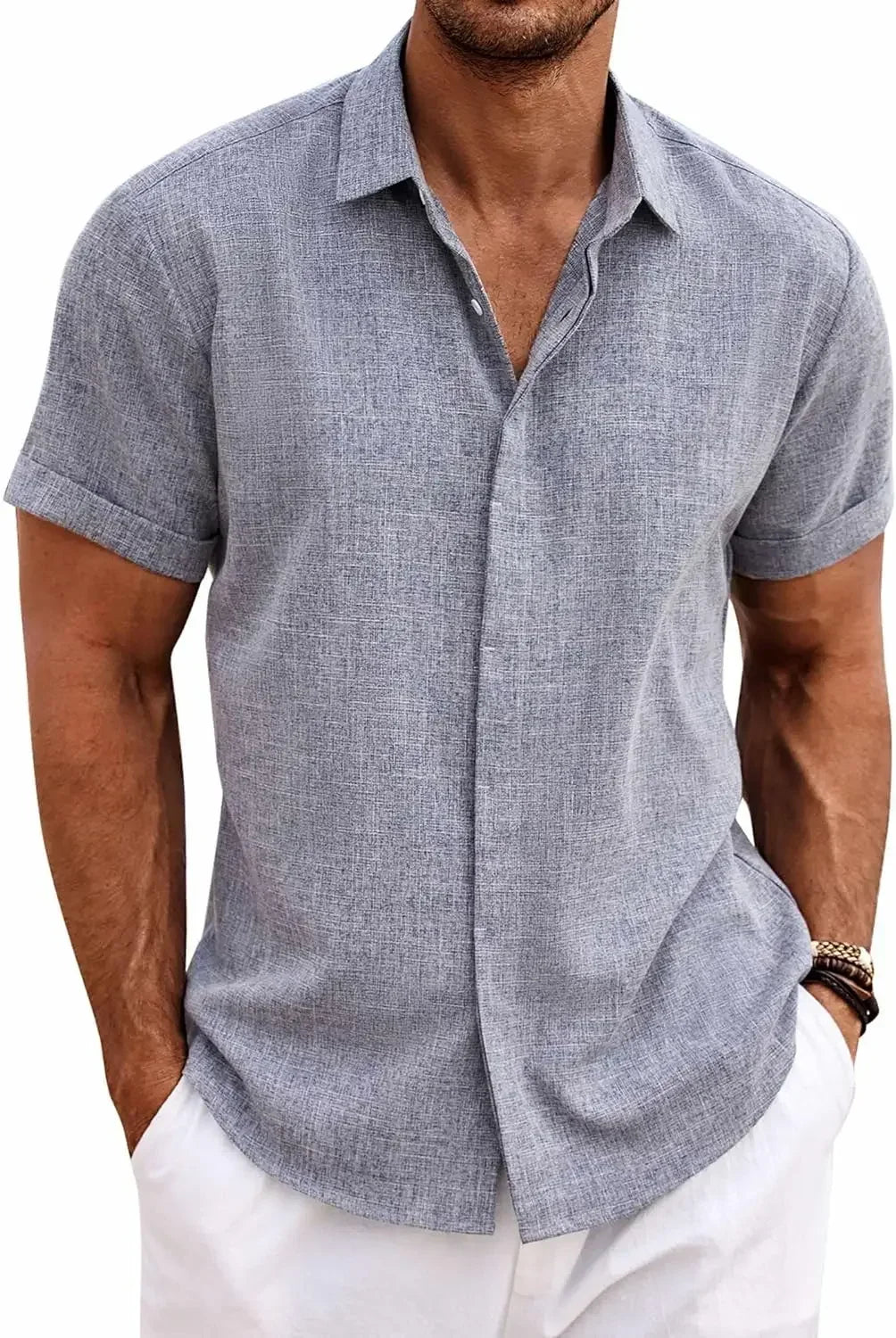 Button Pullover Shirt
