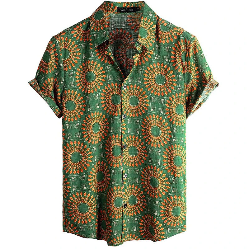 Green Sunburst Shirt