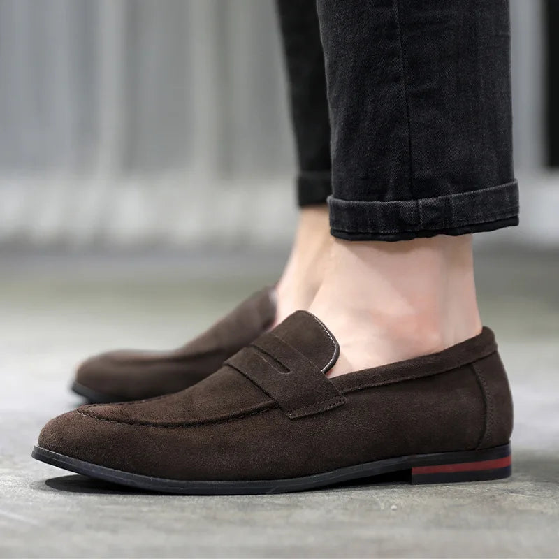 Suede Loafers