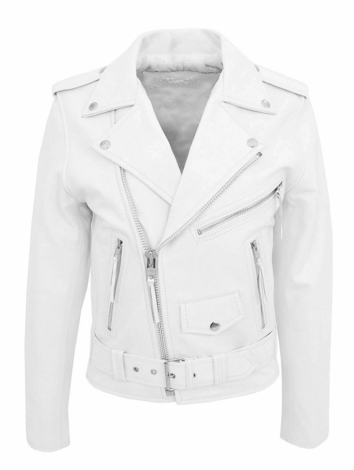 Belted Biker Jacket