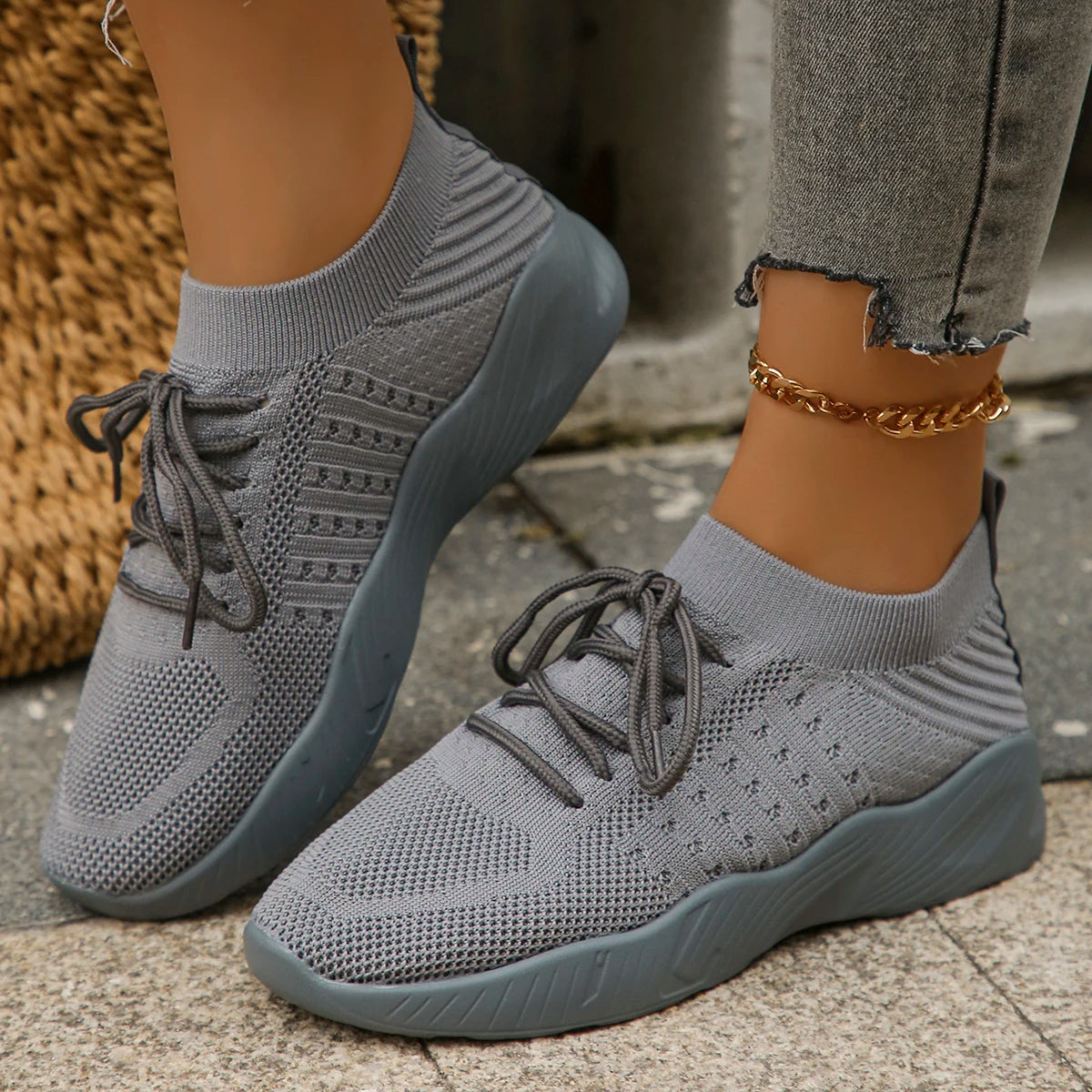 Knit Sneakers
