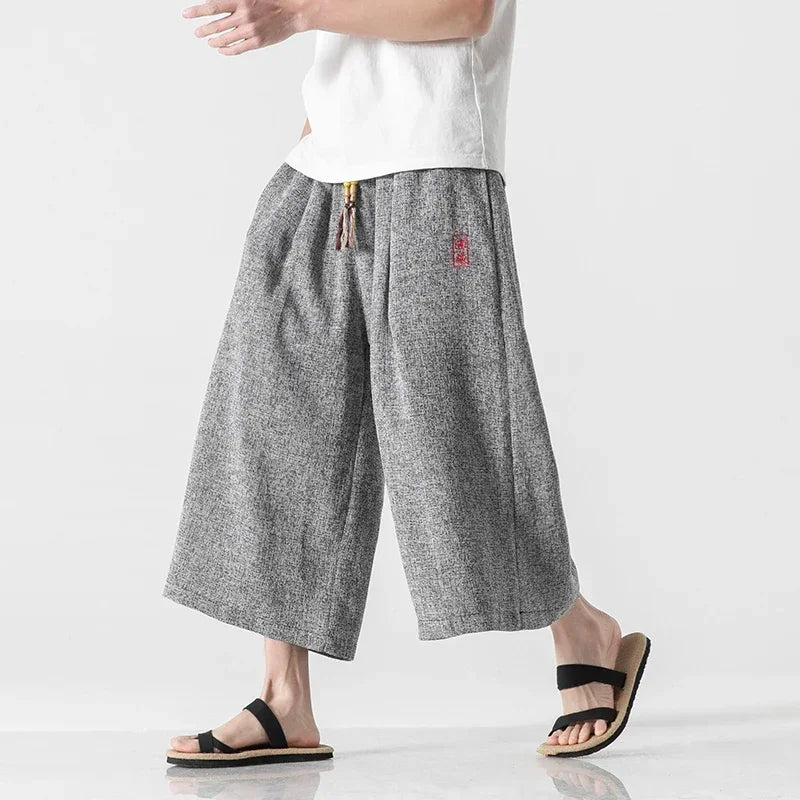 Japanese Cropped Trousers