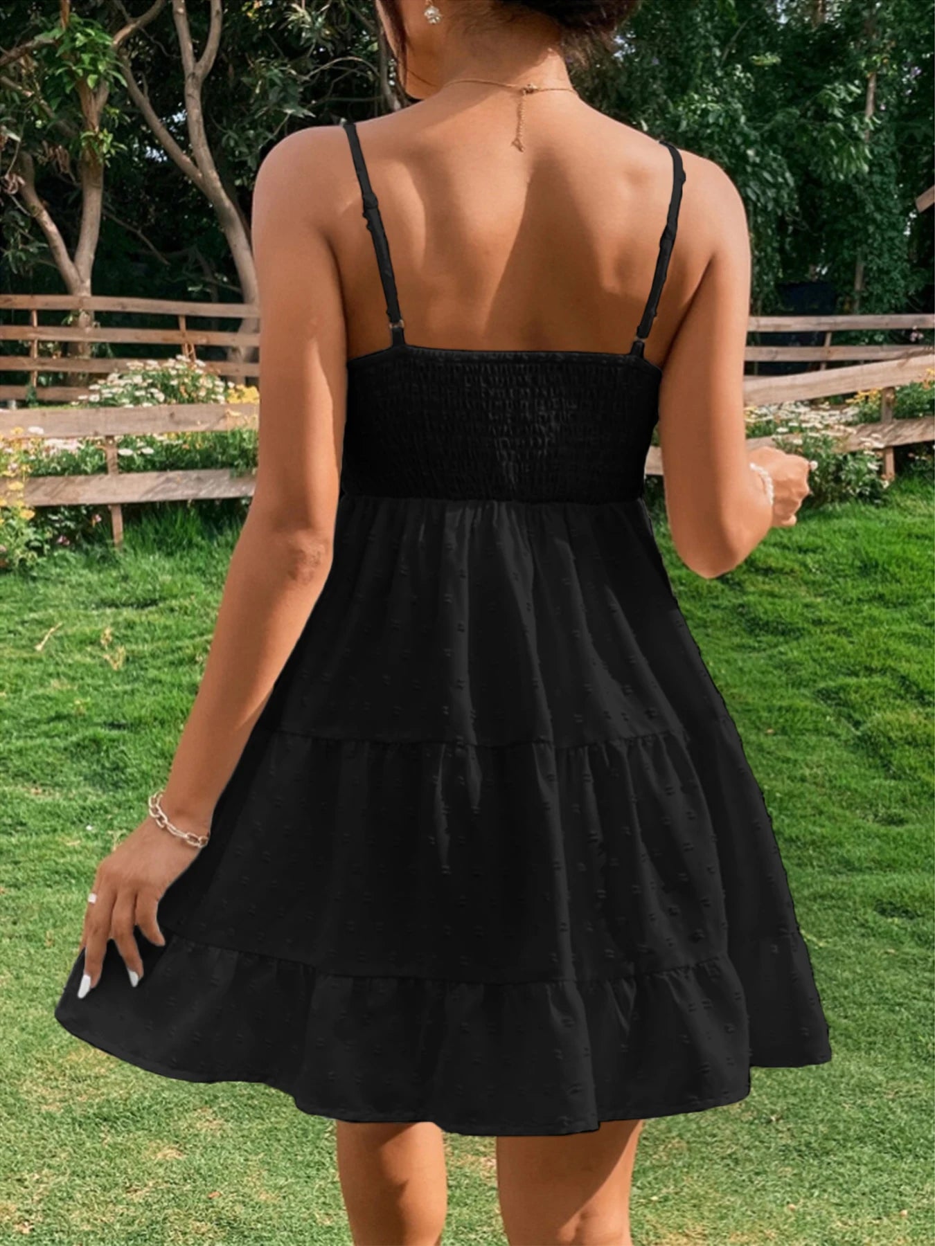 Swiss dot Mini Dress