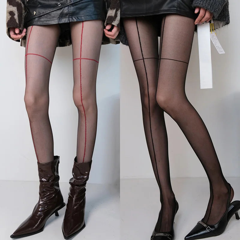 Seamed Pantyhose