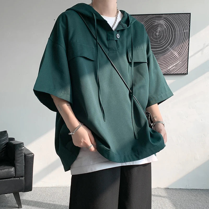 Hooded Oversize Shirt