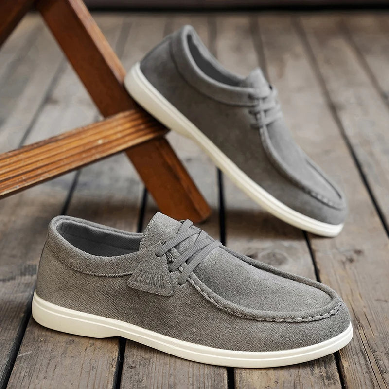Suede Loafers