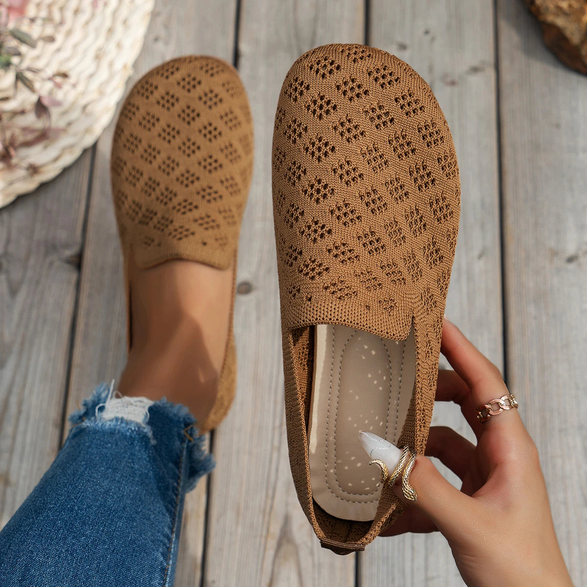 Knit Slip-Ons
