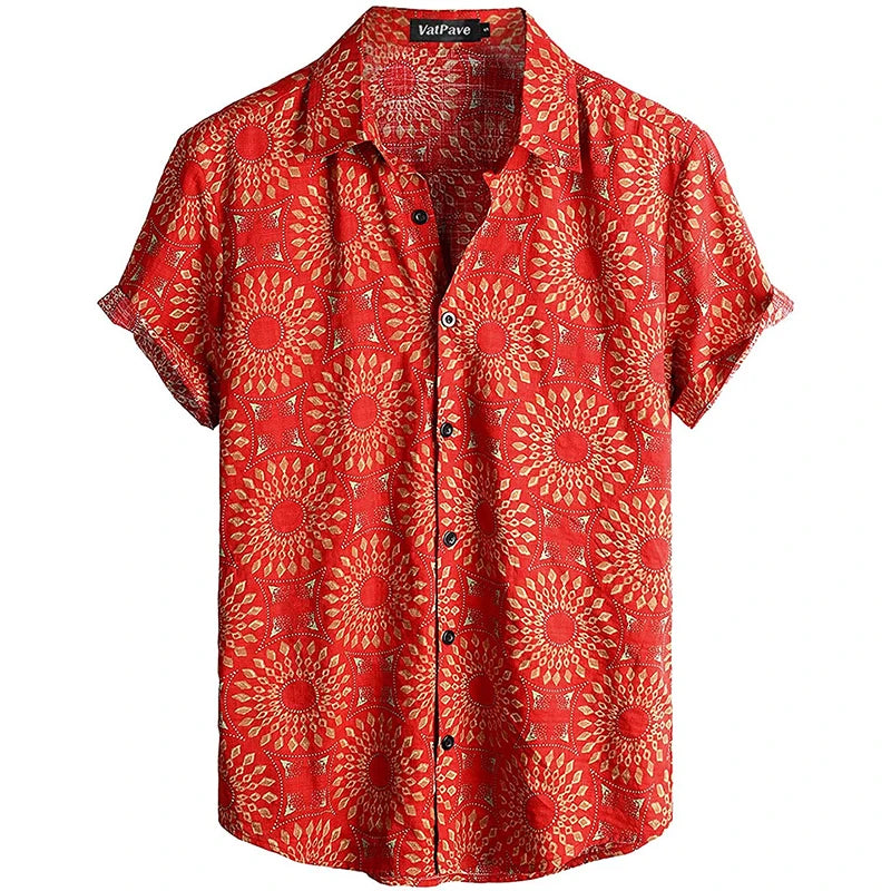 Red Sunburst Shirt