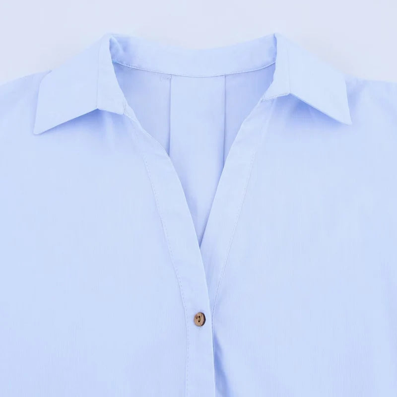 Oversized Cropped Shirt