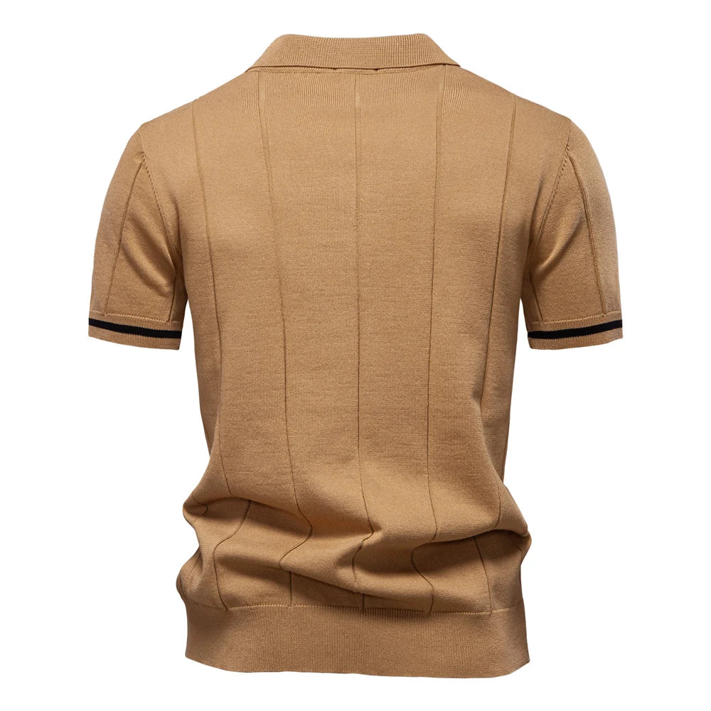 Quarter-zip Knit Polo