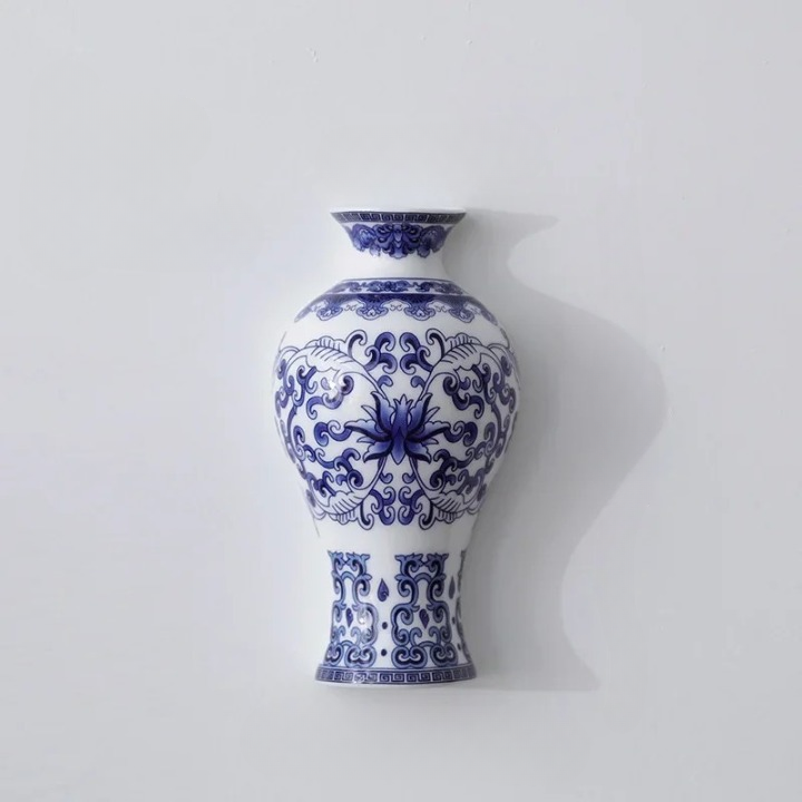 Blue & White Ceramic Vase