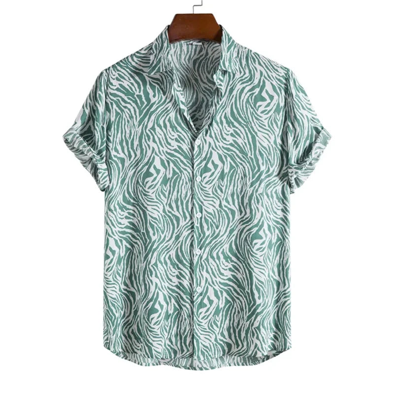 Teal Zebra Shirt