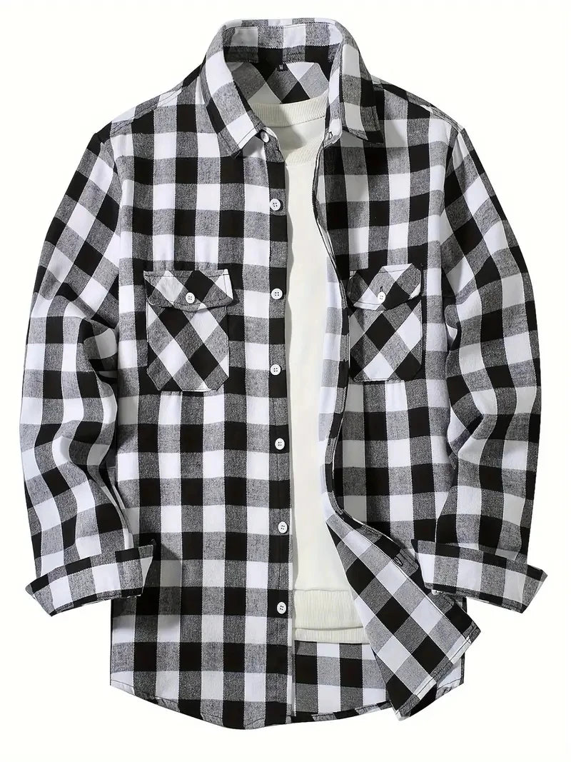 Cotton Plaid Shirt