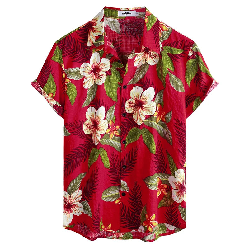 Red Hawaiian Shirt