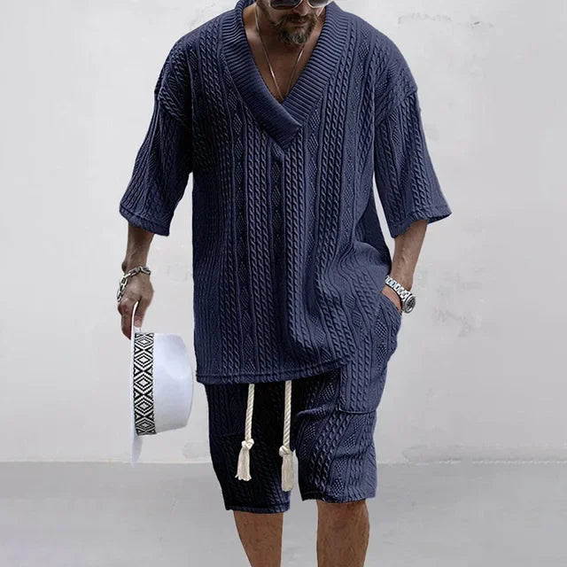 Two-piece Cable Knit Set