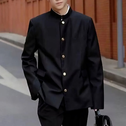 Stand-Collar Jacket