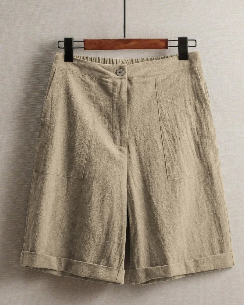 Linen Bermuda Shorts