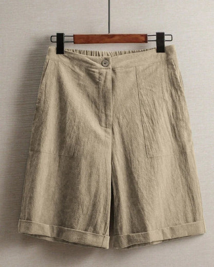 Linen Bermuda Shorts