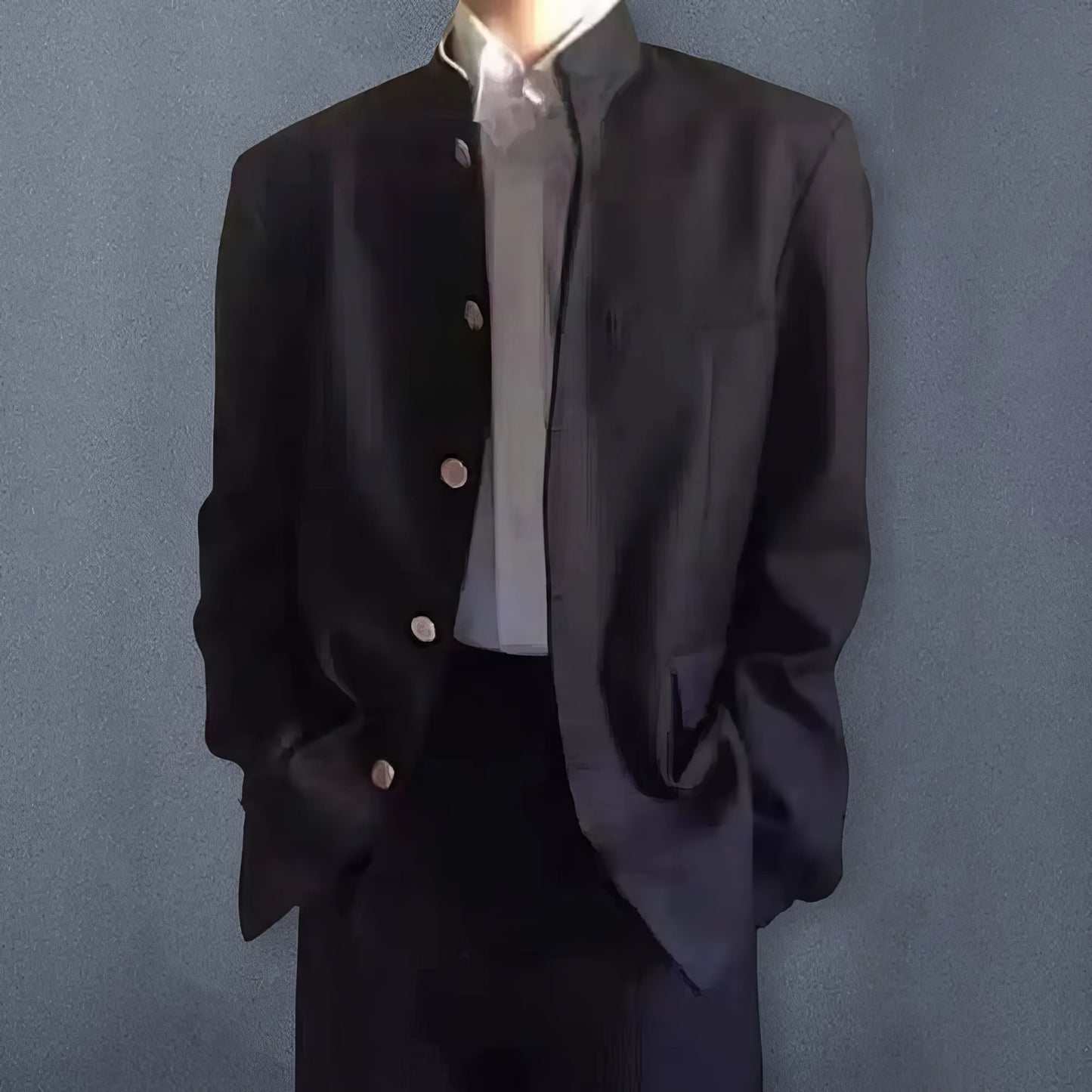 Stand-Collar Jacket