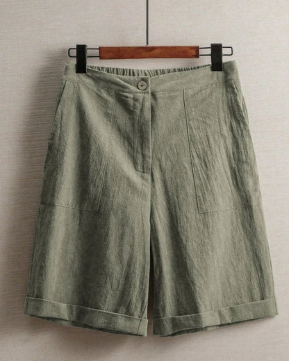 Linen Bermuda Shorts