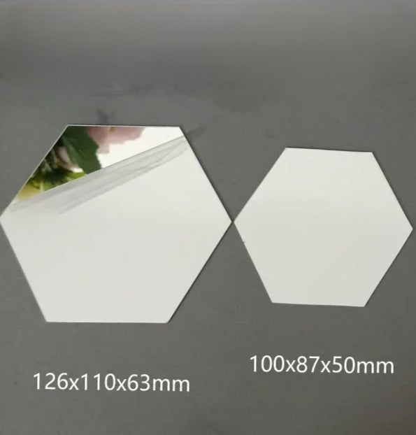 Hexagon Mirror Decals