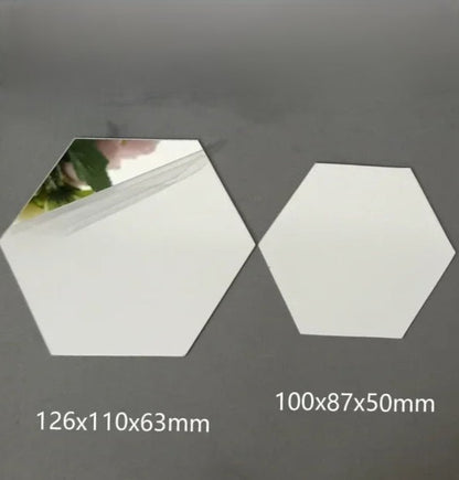 Hexagon Mirror Decals