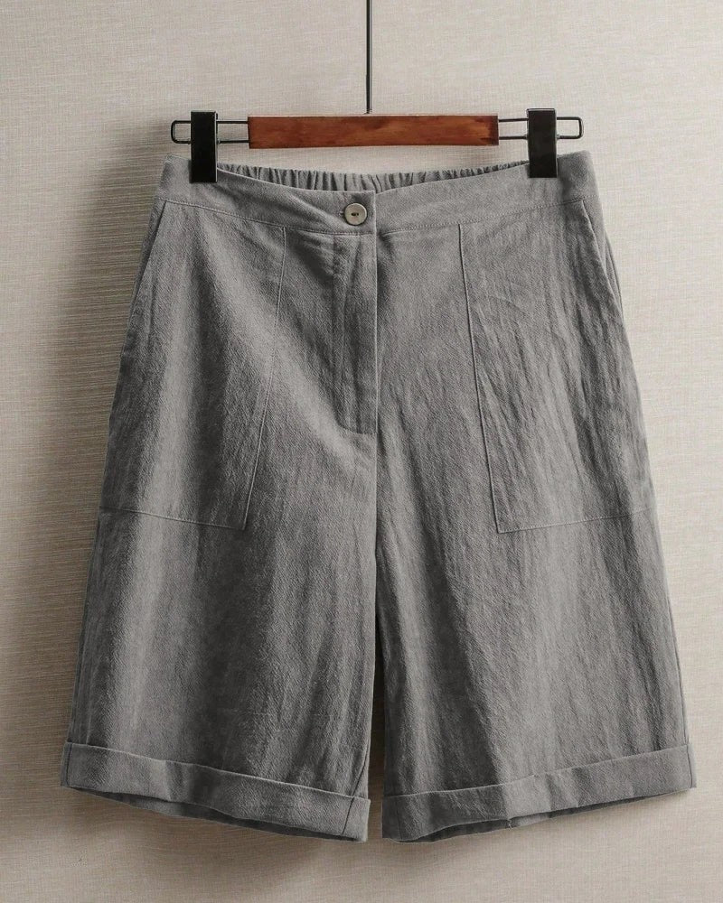 Linen Bermuda Shorts