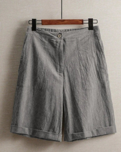Linen Bermuda Shorts