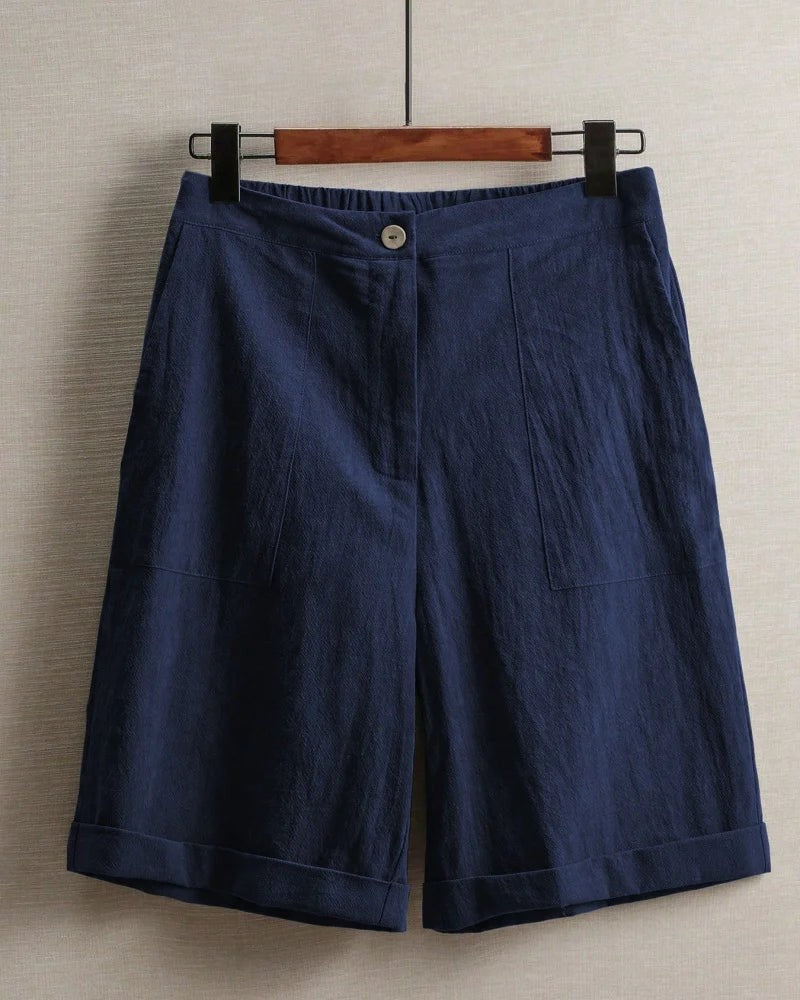 Linen Bermuda Shorts