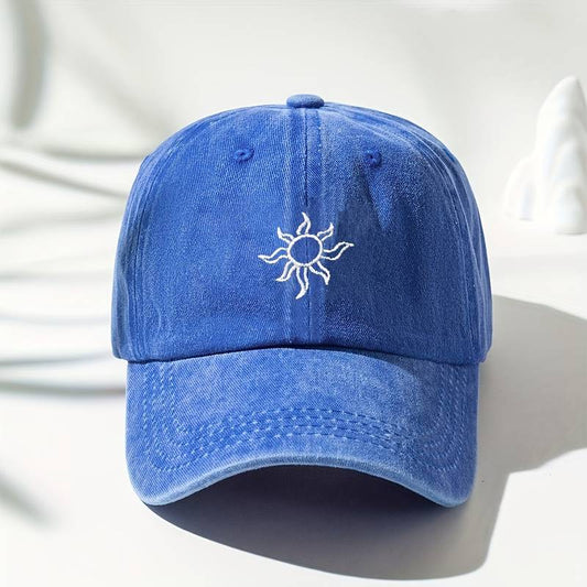 Embroidered Sun Cap