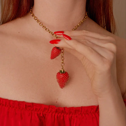 Strawberry Necklace