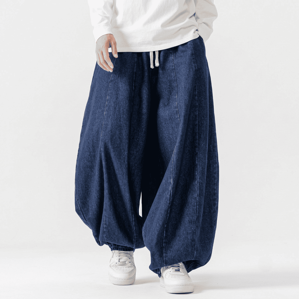 Denim Balloon Pants