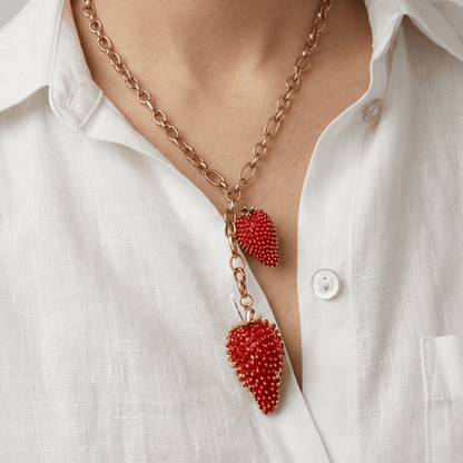 Strawberry Necklace