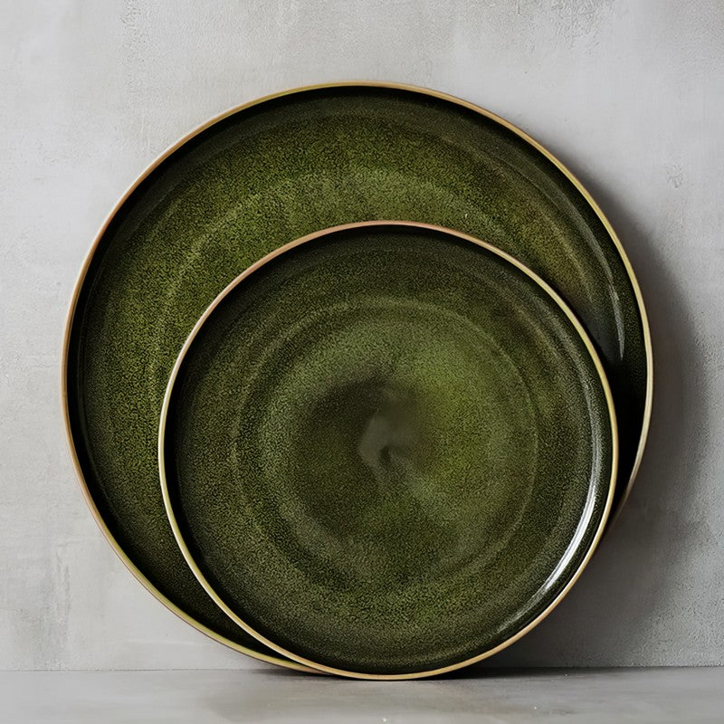 Green Ceramic Plate