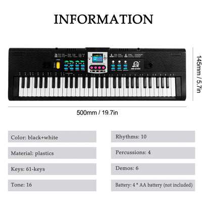 61 Keys Piano