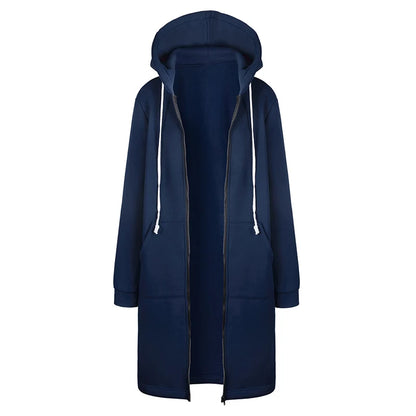 Longline Zip Hoodie