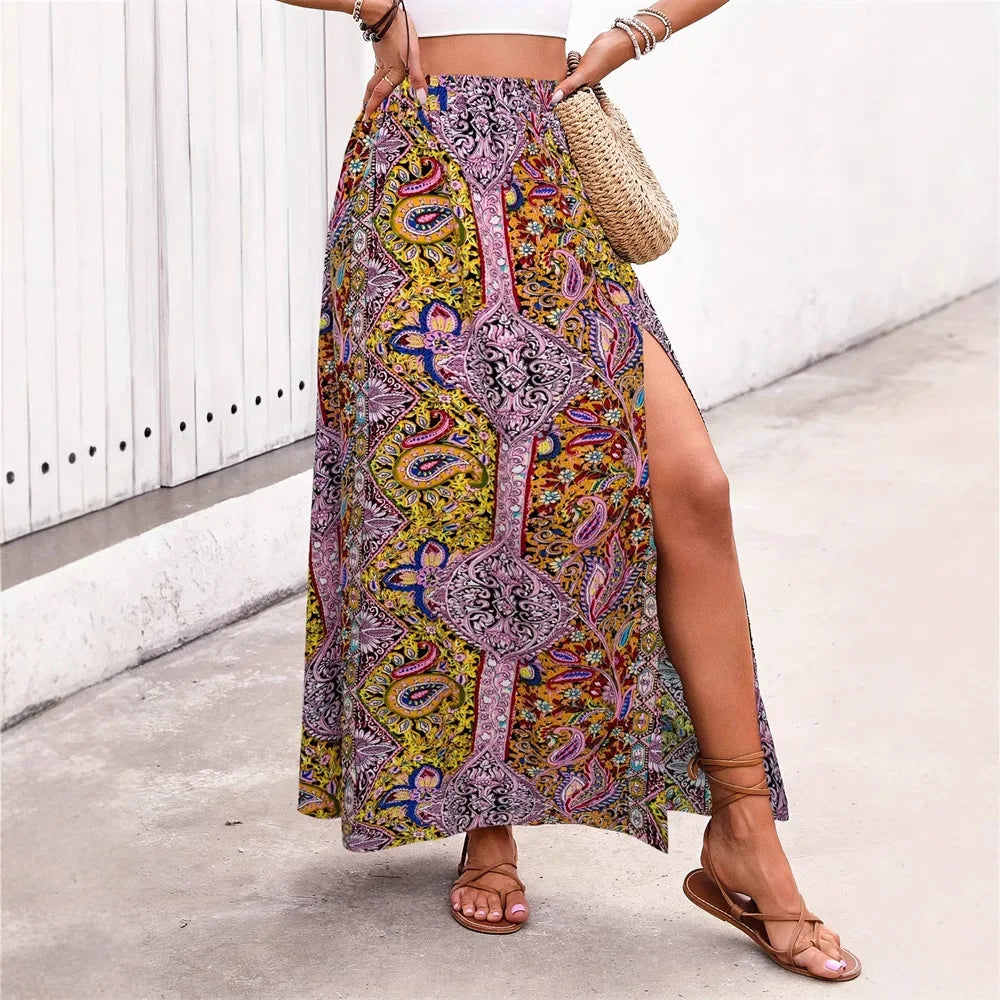 Floral Maxi Skirt