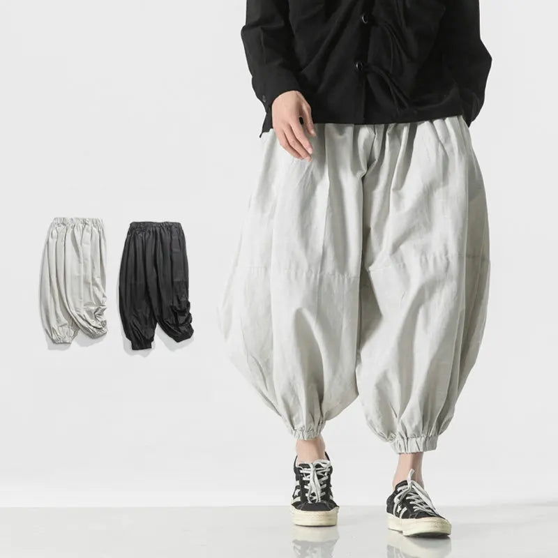 Linen Harem Pants