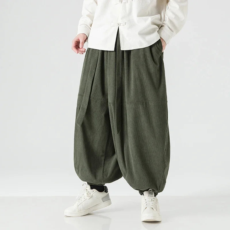 Corduroy Balloon Pants