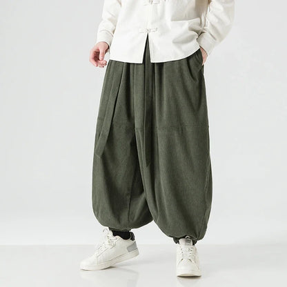Corduroy Balloon Pants