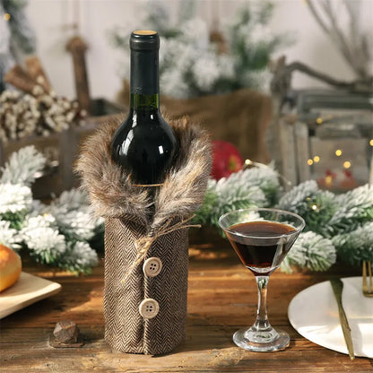 Wine Bottle Christmas Holder