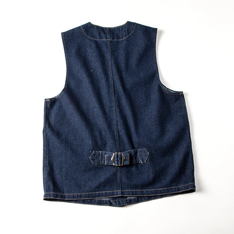 Denim Utility Vest