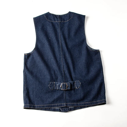 Denim Utility Vest