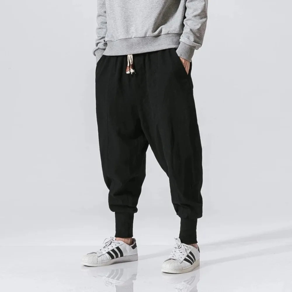 Cotton Harem Pants