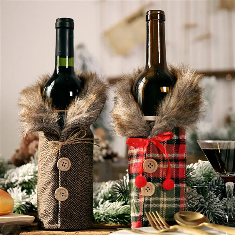 Wine Bottle Christmas Holder