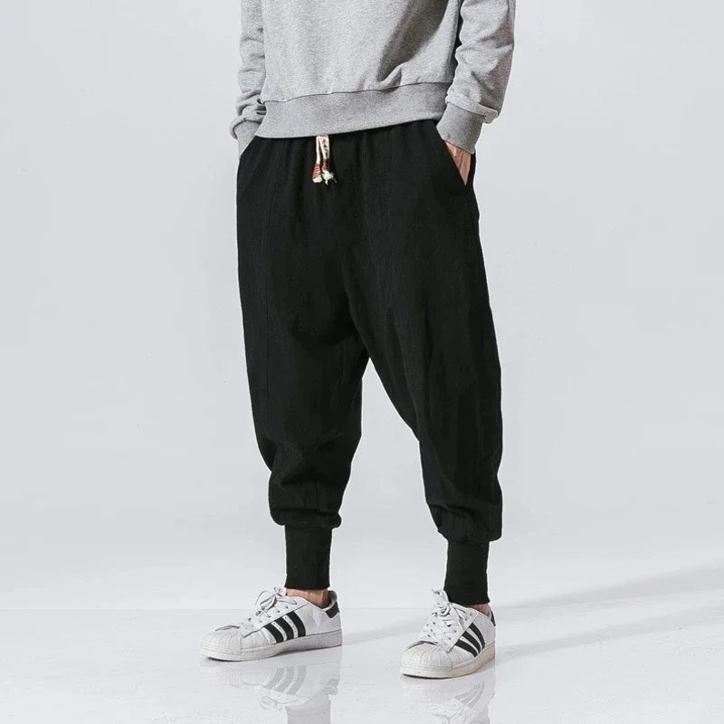 Cotton Harem Pants