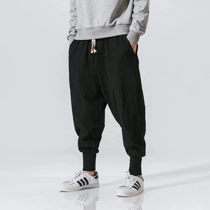 Cotton Harem Pants