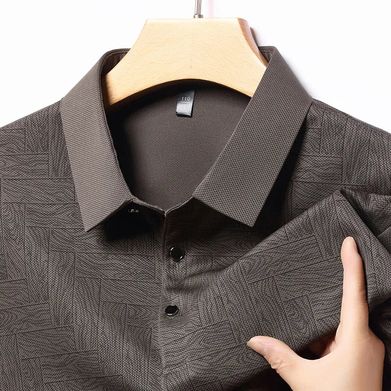 Wood Print Polo