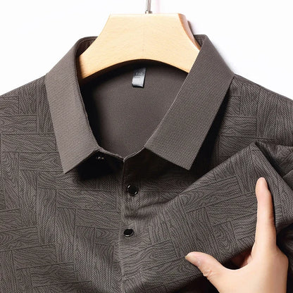 Wood Print Polo