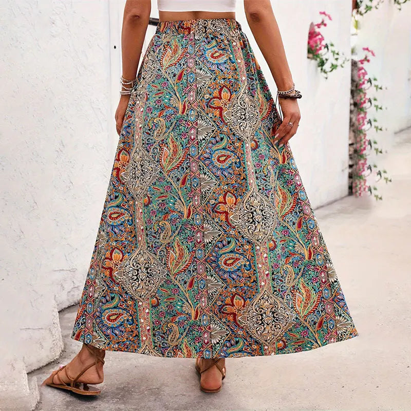 Floral Maxi Skirt